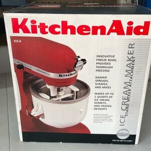 Kitchen Aid ice cream maker attachment
